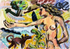 טמפרה על נייר