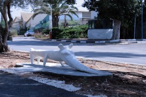 בטון על שלד ברזל ורשת אקספנדד כ-3.5מ.