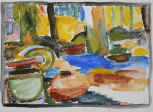 טמפרה, הסטודיו הישן.