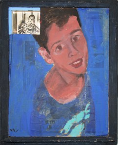 ארנון, אקריל על נייר עיתון