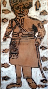 צבע על דיקט